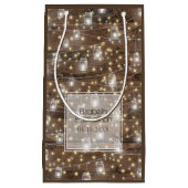 Rustic Mason Jar String Lights Romantic Klein Cadeauzakje (Voorkant)