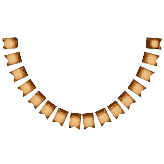 Rustic Mason Jar & String Lights Wedding Vlaggetjes (Alle)