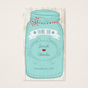 Rustic Mason Jar sur l'écorce Mariage illustré