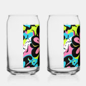 Rustic Mason Jar Trouwbril Blikvorm Glas (Rechts)