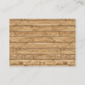 Rustic Mason Jar Wood Luier Raffle Informatiekaartje (Achterkant)