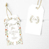 Rustic Meadow Wildflower Fall Wedding Dank u Cadeaulabel
