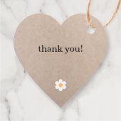 Rustic Meant to be Wedding Bedankt Bedankjes Labels (Achterkant)