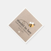 Rustic Meant To Bee Huwelijks Papier Servet (Hoek)