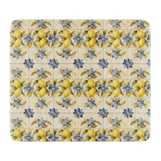 Rustic Mediterranean Lemon Tile MH26 Snijplank