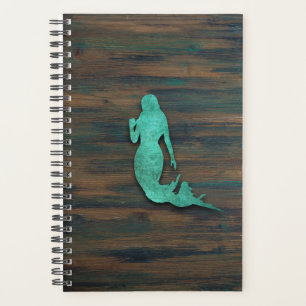 Rustic Mermaid (Blauwgroen) Planner