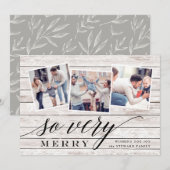 Rustic Merry | Vakantiefoto Collage Kaart (Voorkant / Achterkant)