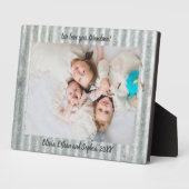 Rustic Metal Persoonlijke naam Foto Plaque Fotoplaat (Zijkant)