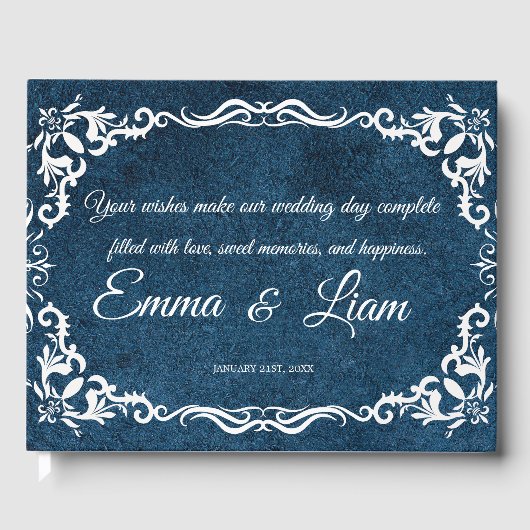 Rustic Mexican Wedding Guest Book  Gastenboek (Voorkant)