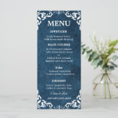 Rustic Mexican Wedding Menu Card (Staand voorkant)
