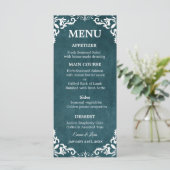 Rustic Mexican Wedding Menu Card (Staand voorkant)