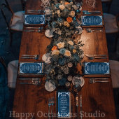 Rustic Mexican Wedding Menu Card