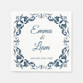 Rustic Mexican Wedding Napkins Servet (Voorkant)