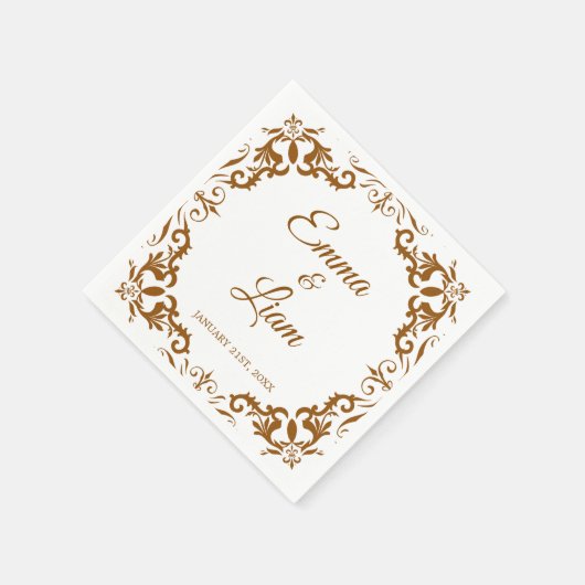 Rustic Mexican Wedding Napkins Servet (Hoek)