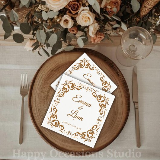 Rustic Mexican Wedding Napkins Servet