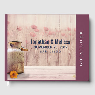 Rustic Milk Can country Wedding Gastenboek