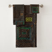 Rustic Mod Kuba Bad Handdoek (Insitu)