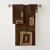 Rustic Mod Kuba Bad Handdoek (Insitu)