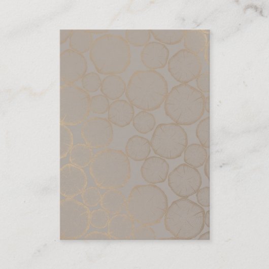 Rustic modern blanco Visitekaartje (Voorkant)