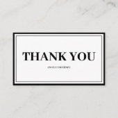 Rustic Modern Mountains Scenery Hartelijk dank Informatiekaartje (Voorkant)