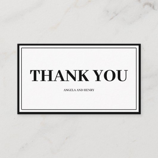 Rustic Modern Mountains Scenery Hartelijk dank Informatiekaartje (Voorkant)