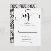 Rustic Modern Nous Faisons Script Mariage Carte RS (Devant / Derrière)