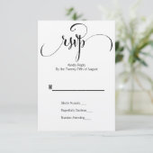 Rustic Modern Nous Faisons Script Mariage Carte RS (Debout devant)