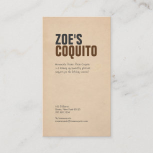 Rustic Modern Visitekaartje