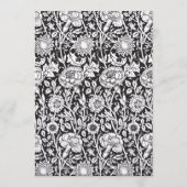 Rustic Modern We doen een Script Wedding Menu Card (Achterkant)