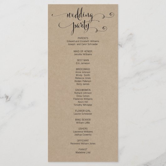 Rustic Modern we doen het programma voor het sture (Achterkant)