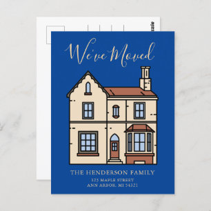 Rustic Modern We hebben een bewegende aankondiging Briefkaart