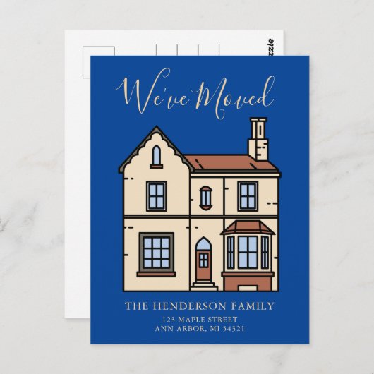 Rustic Modern We hebben een bewegende aankondiging Briefkaart (Voorkant / Achterkant)