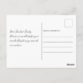 Rustic Modern We hebben een bewegende aankondiging Briefkaart (Achterkant)