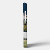 Rustic Monogram Foto Collage Case-Mate iPhone Case (Achterkant / Links)