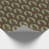 Rustic Moose Pattern Cadeaupapier (Hoek)