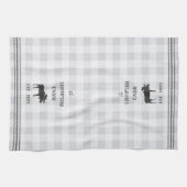 Rustic Moose Personalized Play Theedoek (Horizontaal)