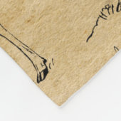 Rustic Moose Wildlife Fleece Blanket Cabin Decor (Hoek)