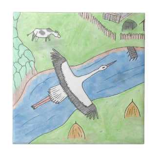 "Rustic motifs" Tegeltje