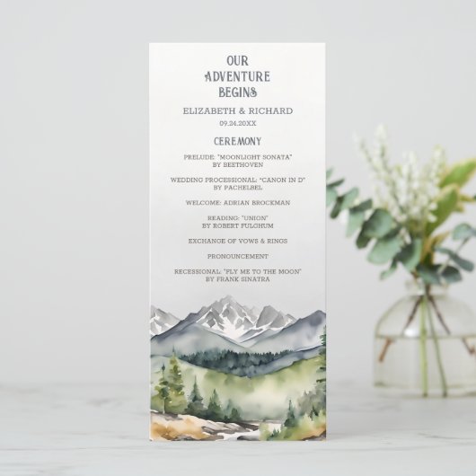 Rustic Mountain Adventure commence le programme de (Debout devant)