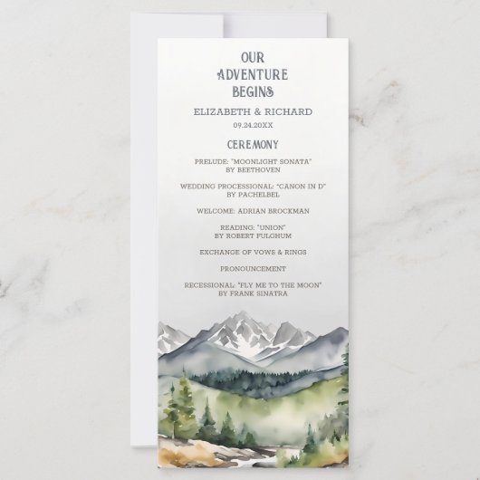 Rustic Mountain Adventure commence le programme de (Devant)