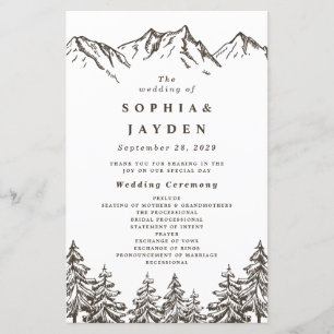 Rustic Mountain Elegant Pine Tree Programmes de ma