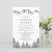 Rustic Mountain Elegant Pine Tree Programmes de ma (Debout devant)