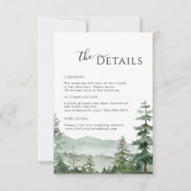 Rustic Mountain Forest Details Enclosure kaart