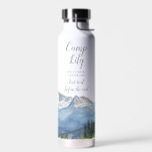 Rustic Mountain Hiking Camp Bachelorette Weekend Waterfles (Links)