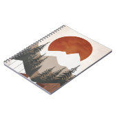 Rustic Mountain Landscape Spiral Notitieboek (Linkerzijde)
