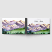 Rustic Mountain Mariage Livre d'invité personnalis (Complet)