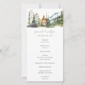 Rustic Mountain Pine Forest Programme Cabine de bo (Devant)