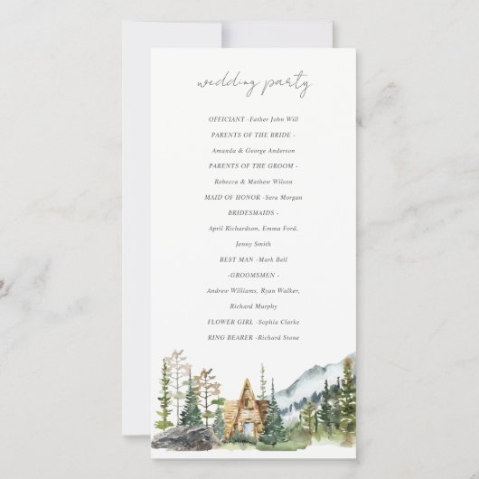 Rustic Mountain Pine Forest Programme Cabine de bo (Dos)