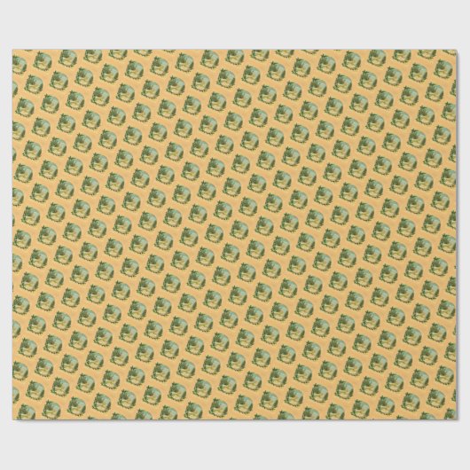 Rustic Mountain Scene Cadeaupapier (Vlak)