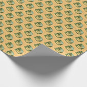 Rustic Mountain Scene Cadeaupapier (Hoek)